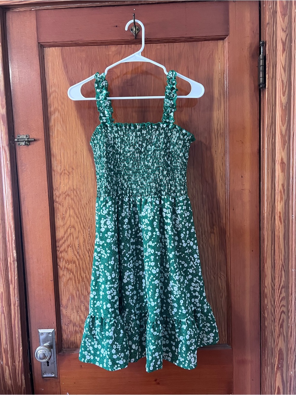 Green Floral Dress